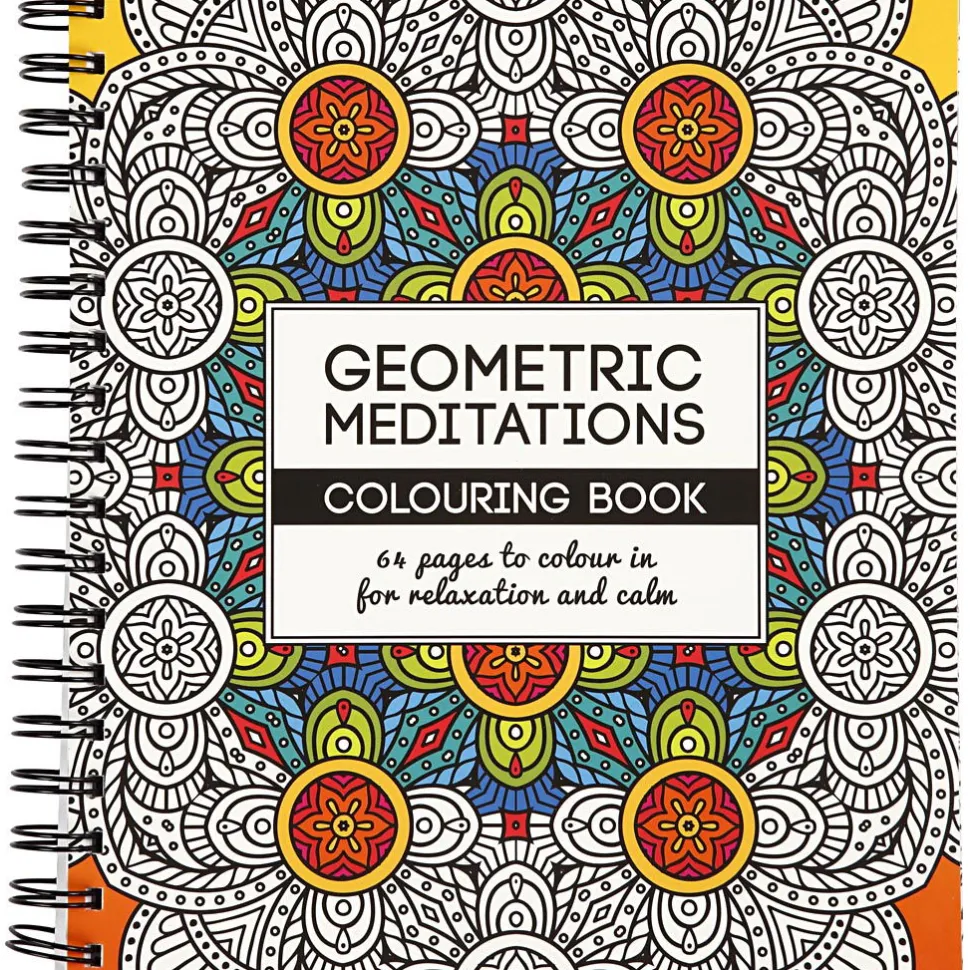 Malbuch Mindfulness Geometrisch - 64 Seiten