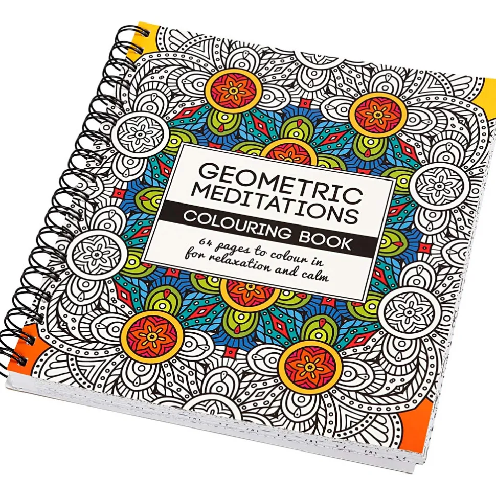 Malbuch Mindfulness Geometrisch - 64 Seiten