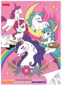 Malbuch Mit Einhornern, 36 Seiten