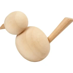 Male Selbst - Vogel Aus Holz, 1 Stk