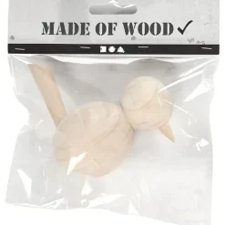 Male Selbst - Vogel Aus Holz, 1 Stk