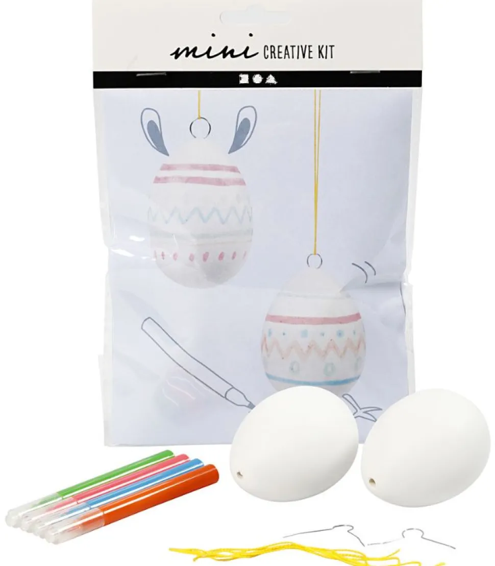 Male Und Zeichne Ostereier Zum Aufhangen, 2 Stk.