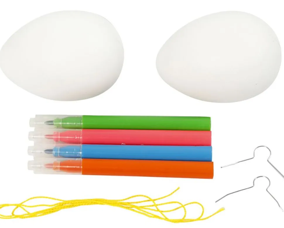 Male Und Zeichne Ostereier Zum Aufhangen, 2 Stk.