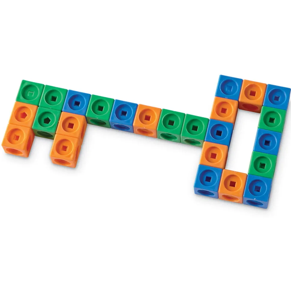 Mathlink Steckwurfel - 100 Stk. Inkl. 10 Aufgaben