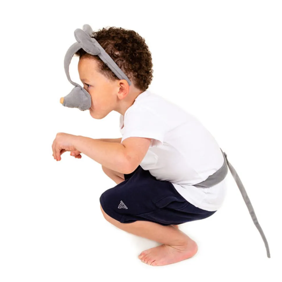 Maus - Kopfbedeckung & Schwanz