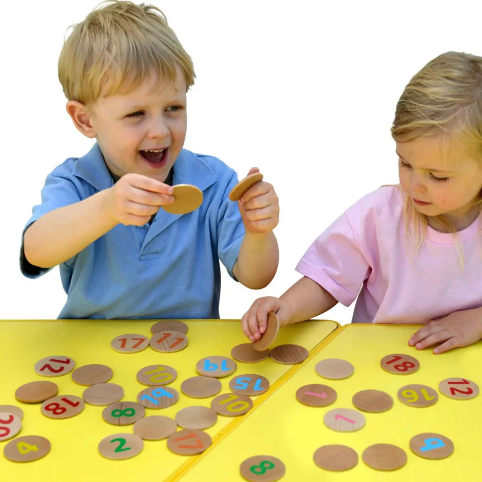 Memoryspiel Aus Holz - Zahlen 1-20