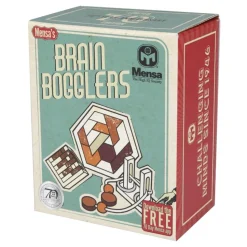 Mensa Iq Puzzle - 3-In-1 Brain Bogglers