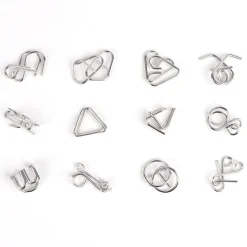 Mensa Iq Puzzle - 12-In-1 Metallpuzzle