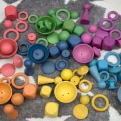 Montessori-Set - Regenbogen, 84 Teile