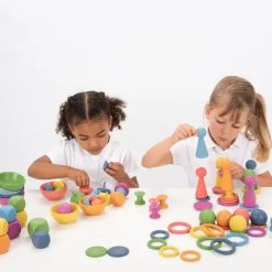 Montessori-Set - Regenbogen, 84 Teile