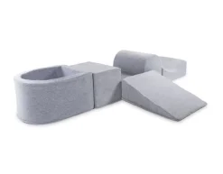 Motorikparcours 40 X 260 Cm Inkl. Bällebad , Grau