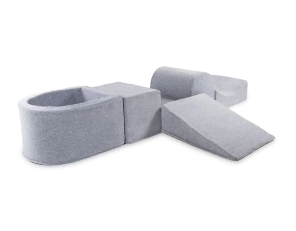 Motorikparcours 40 X 260 Cm Inkl. Bällebad , Grau