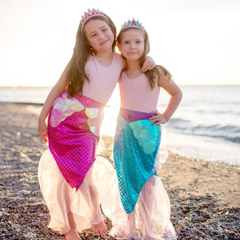 Nixe Rockchen & Haarreif, Blau - Gr. 4-6 Jahre