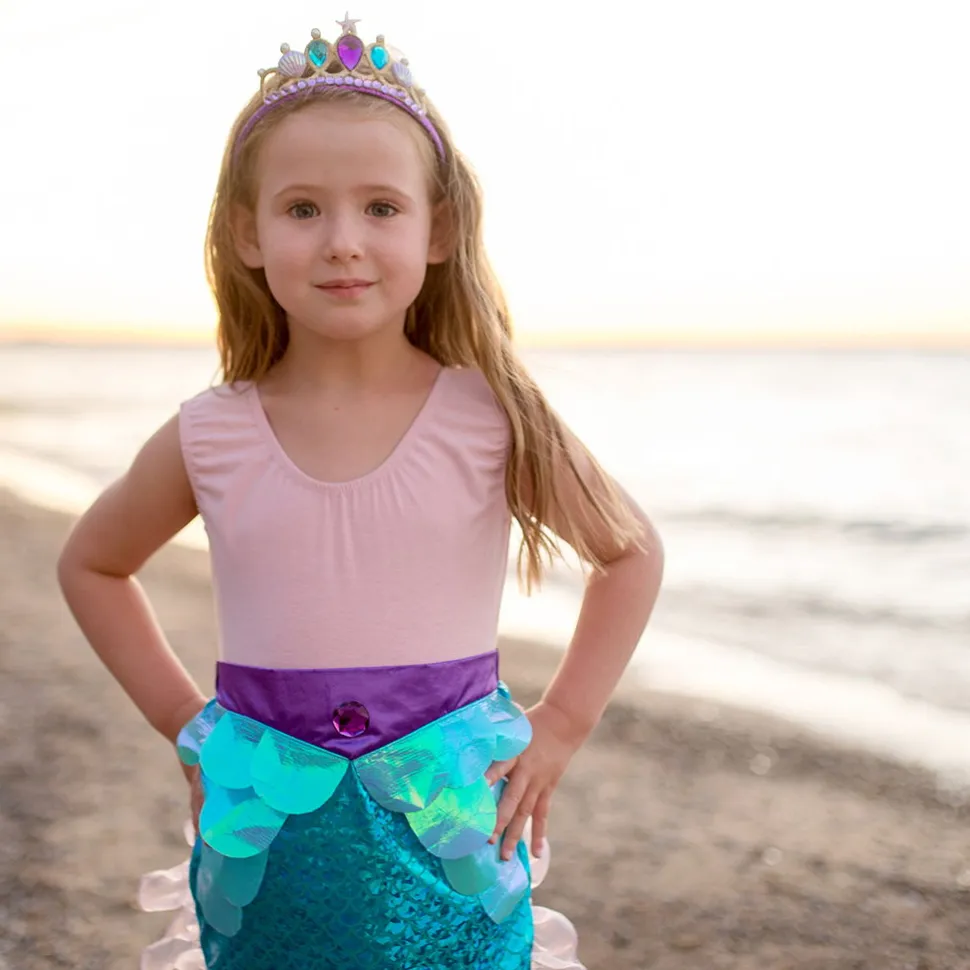 Nixe Rockchen & Haarreif, Blau - Gr. 4-6 Jahre