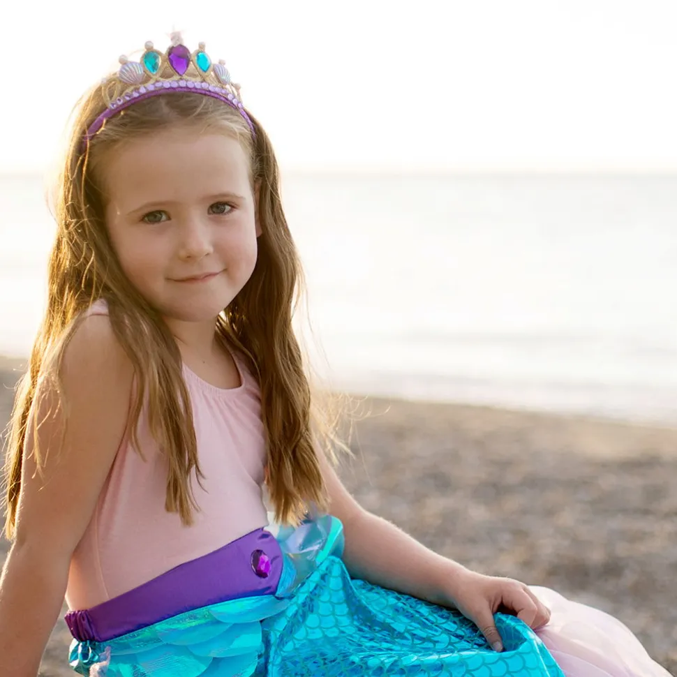 Nixe Rockchen & Haarreif, Blau - Gr. 4-6 Jahre