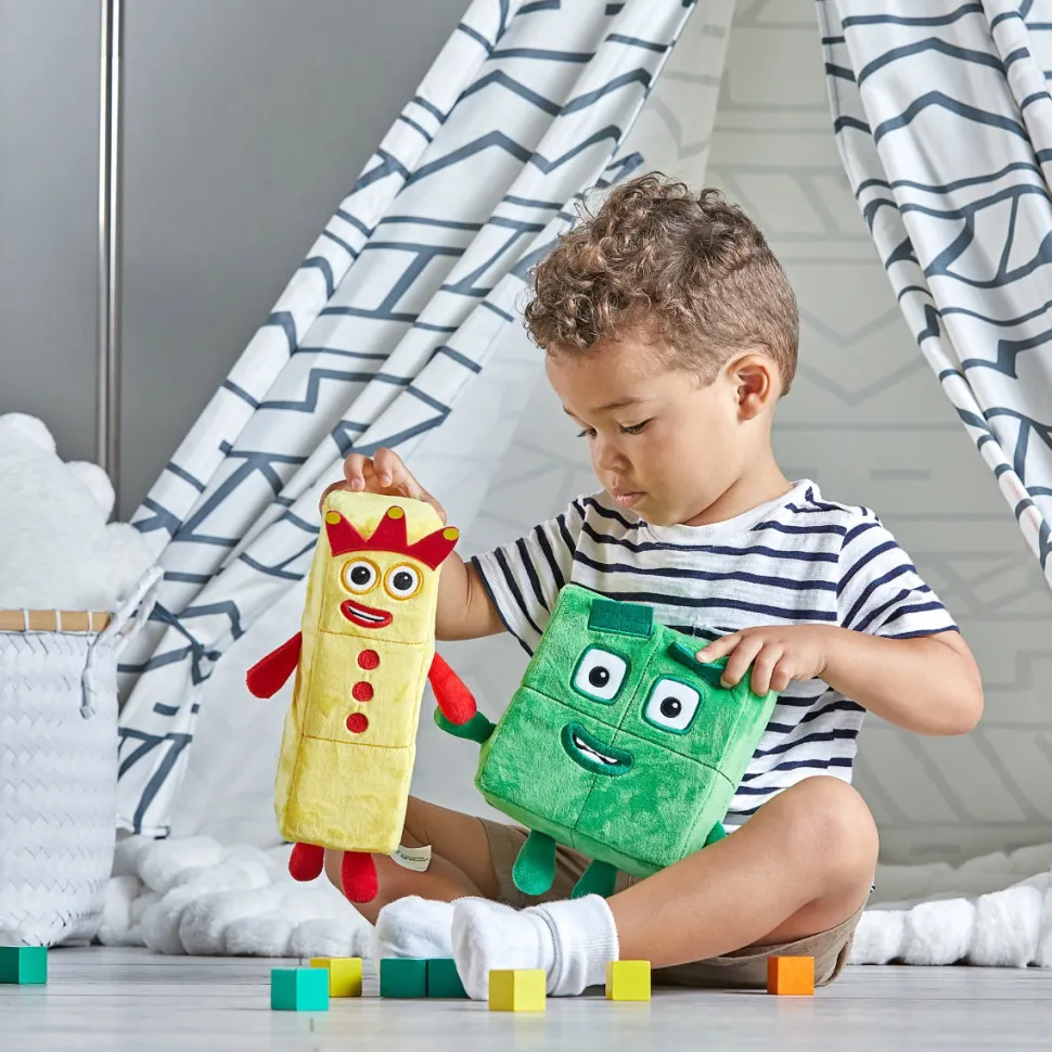Numberblocks Pluschfiguren - Drei Und Vier