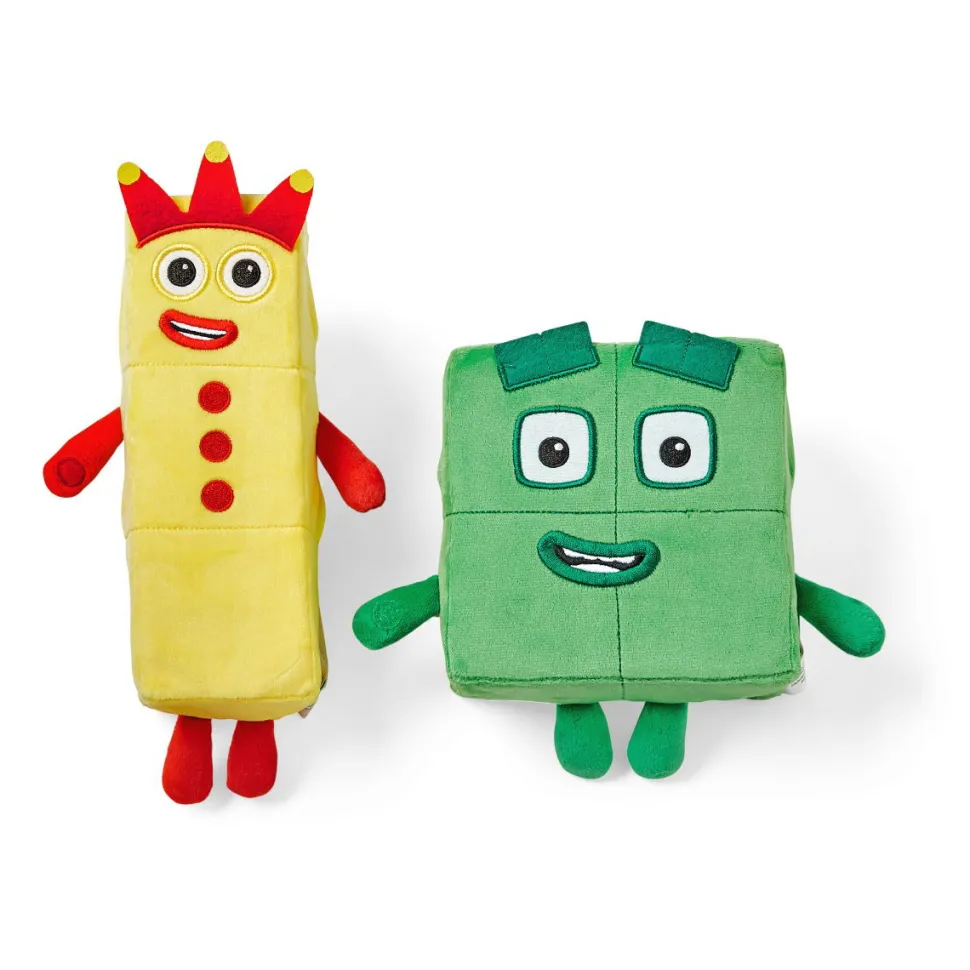 Numberblocks Pluschfiguren - Drei Und Vier