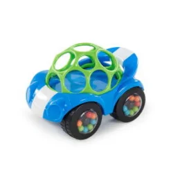 Oball Spielzeugauto Mit Rassel, Blau-Grun