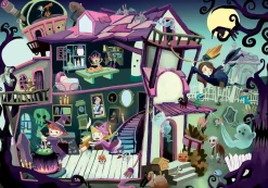 Observations-Puzzle 100 Teile, Uv - Gespensterhaus