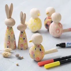 Osterhasen Zum Anmalen - 2 Stk.