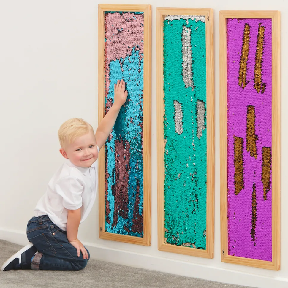 Pailletten Wandboard - Lila, 1 Stk