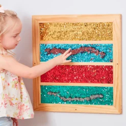 Pailletten Wandboard - Streifen, 1 Stk