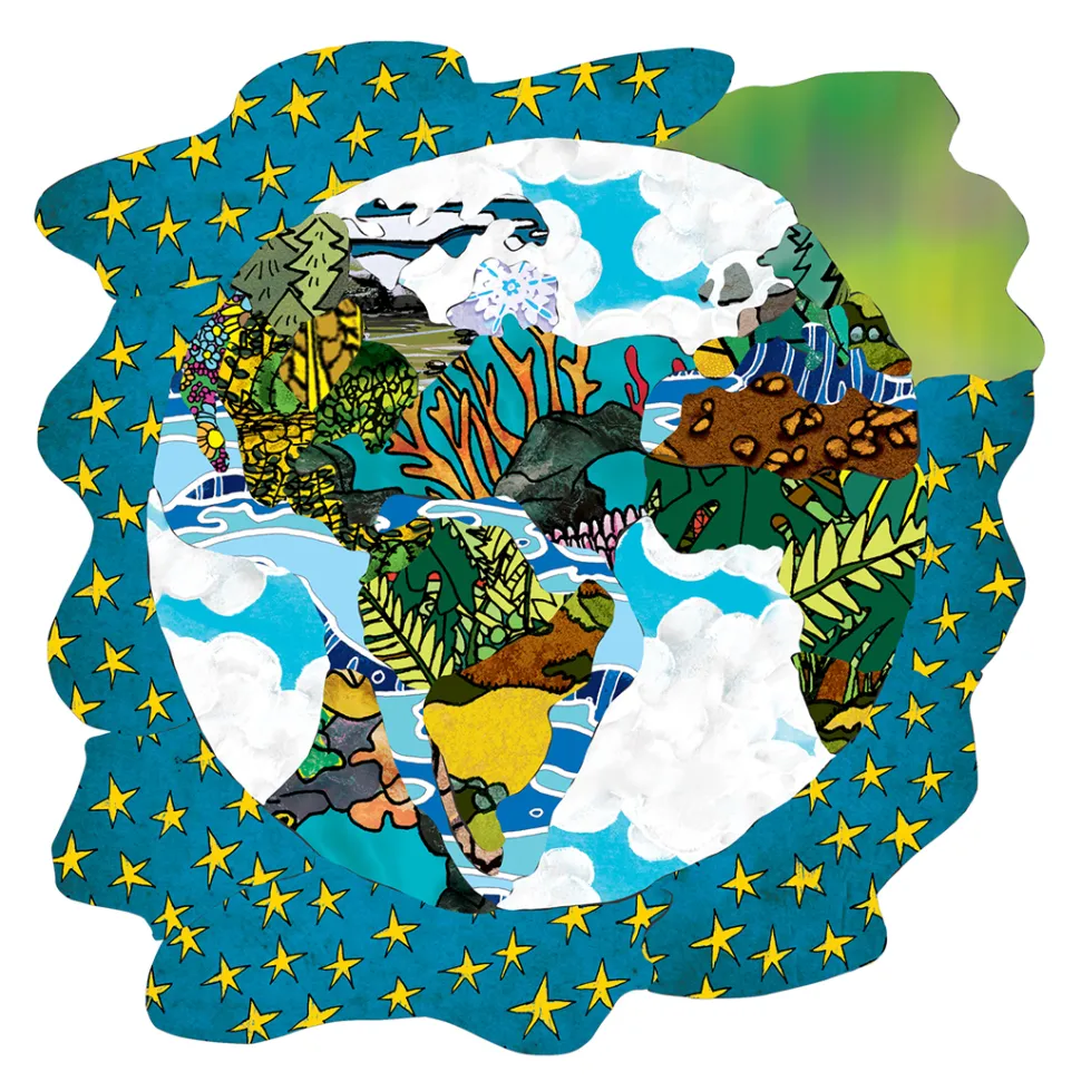 Papierbogen - Naturmotive, 144 Stk.