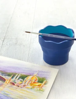 Pinselbecher - Faltbar, Grau