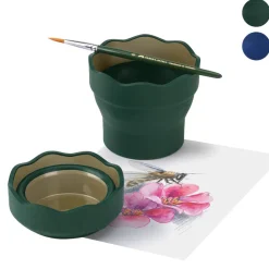 Pinselbecher - Faltbar, Grau