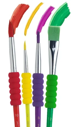 Pinselset Mit Griff - Verschiedene Grosen, 4 Stk.