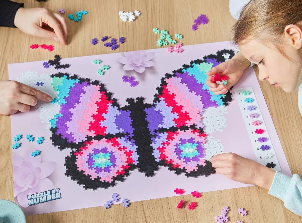 Plus-Plus - Puzzeln Nach Zahlen, Schmetterling,800