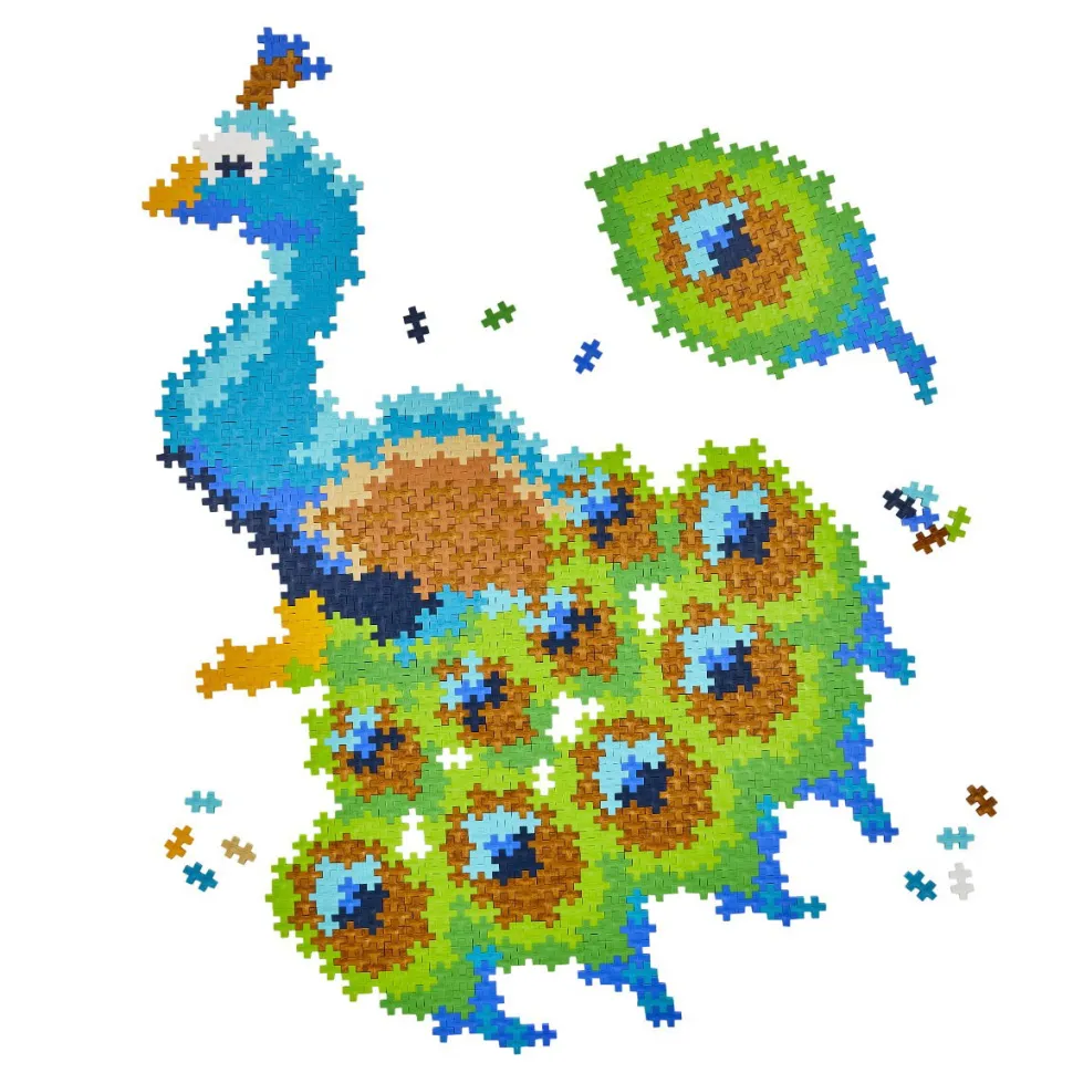 Plus-Plus - Puzzle By Number - Pfau, 800 Stk.