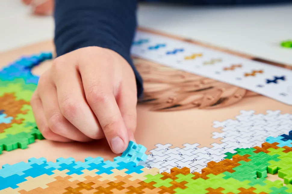 Plus-Plus - Puzzle By Number - Pfau, 800 Stk.