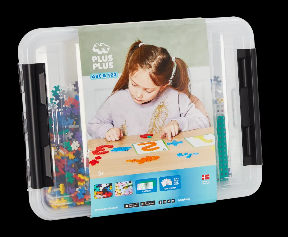 Plus-Plus Abc + 123 Mix, Inkl. Box, 2.000 Teile