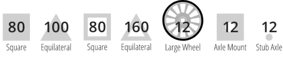 Polydron Basis Megaset - 456 Teile