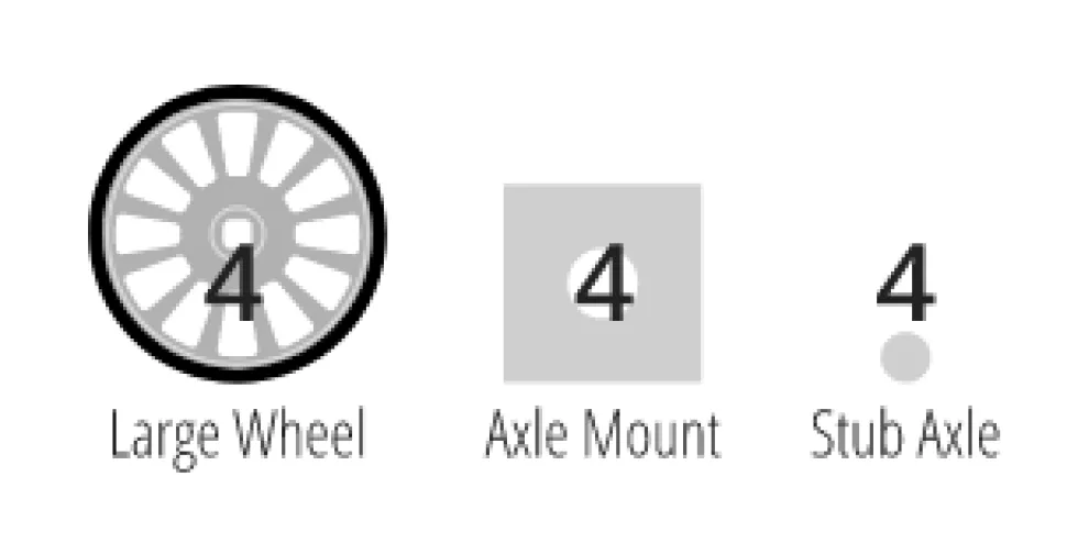 Polydron Basis Zubehör - Rader