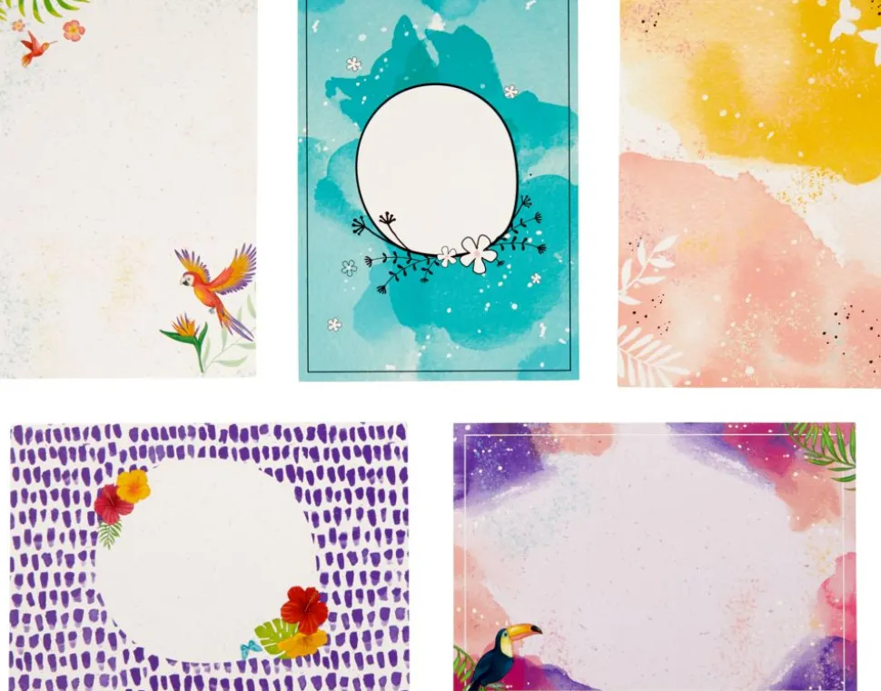 Postkarten Zum Selbstgestalten - Kreativset