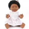 Puppe M. Down-Syndrom - Madchen, Schw. Haar, 40 Cm