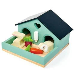 Puppenhaus Zubehör - Kaninchen + Meerschweinchen
