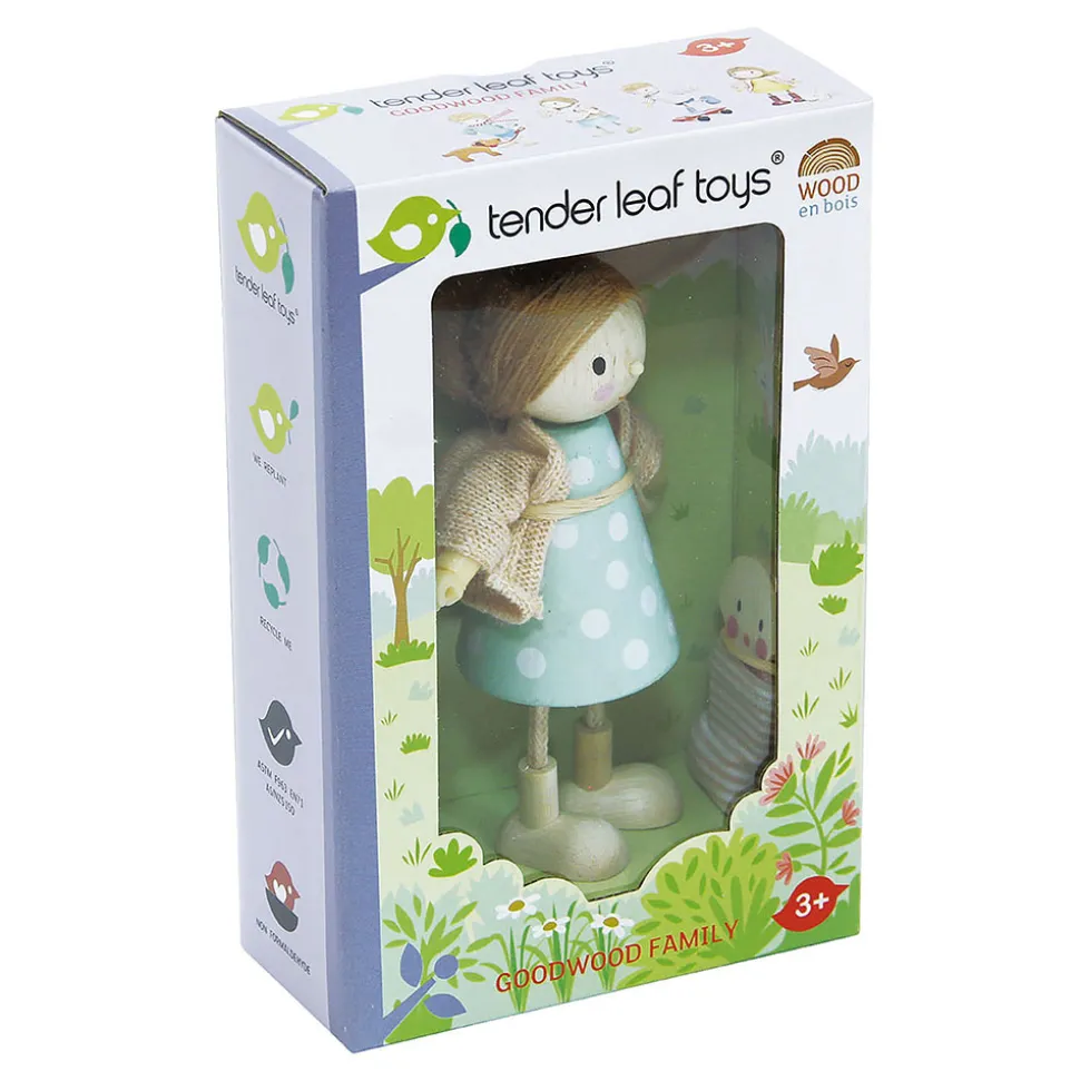 Puppenhausfigur - Frau Goodwood & Baby