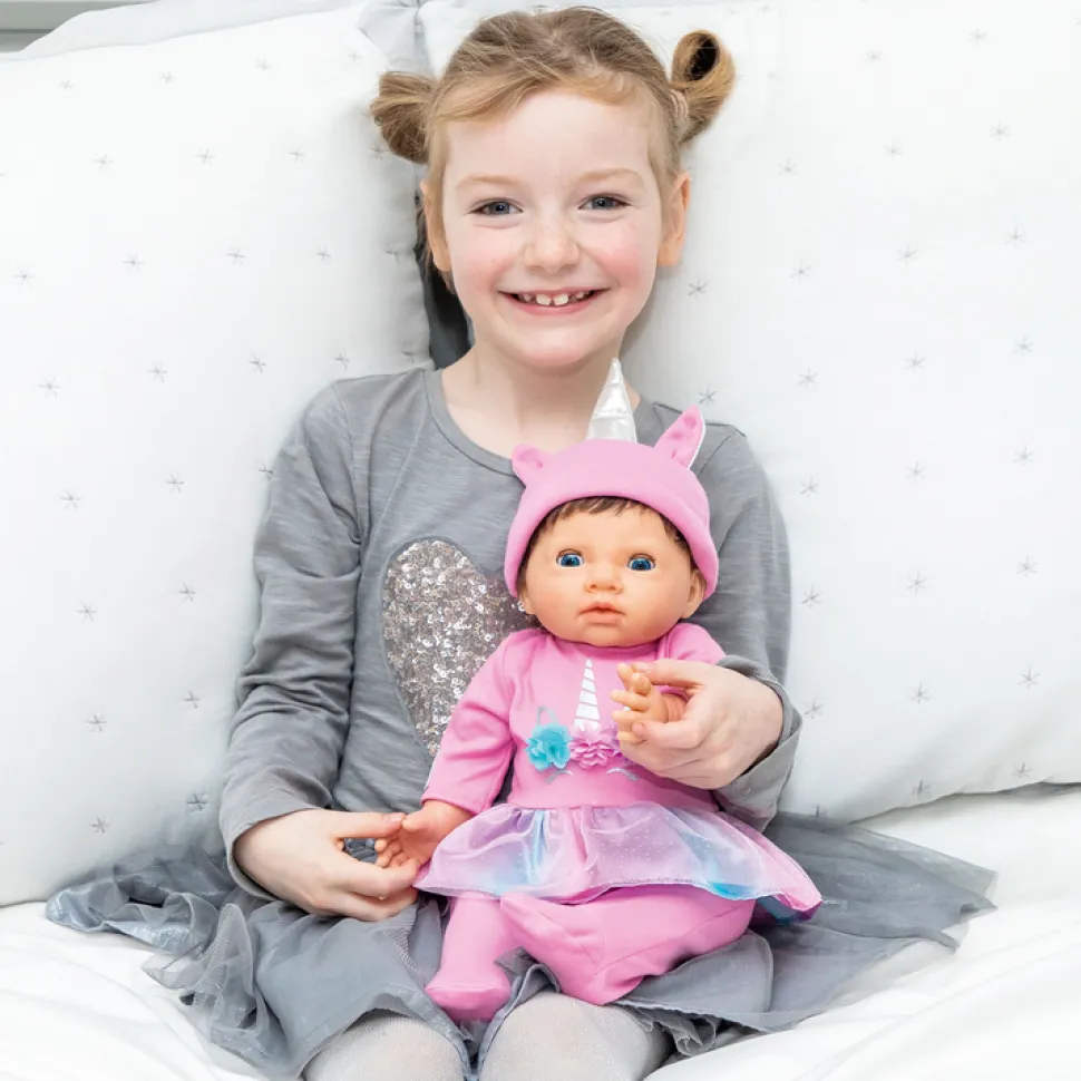 Puppenkleidung - Einhornanzug 45 Cm