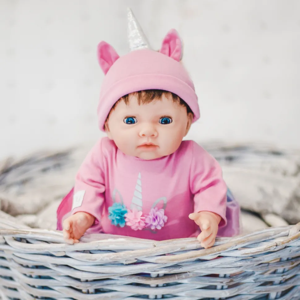 Puppenkleidung - Einhornanzug 45 Cm