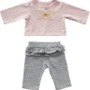 Puppenkleidung - Print-T-Shirt & Hose