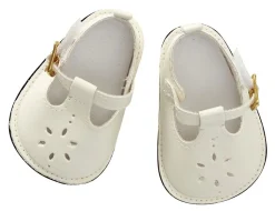 Puppenschuhe - Creme, 2 Grosen