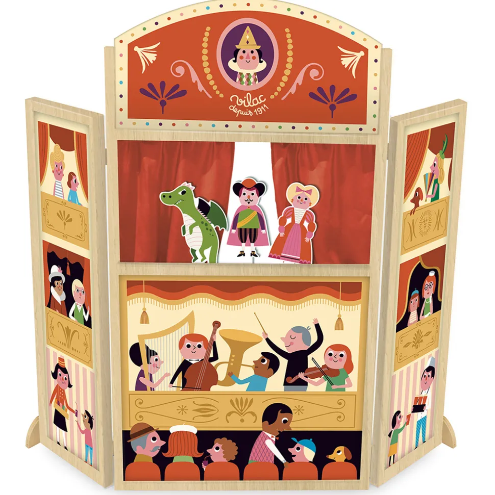 Puppentheater Mit Orchester & Publikum