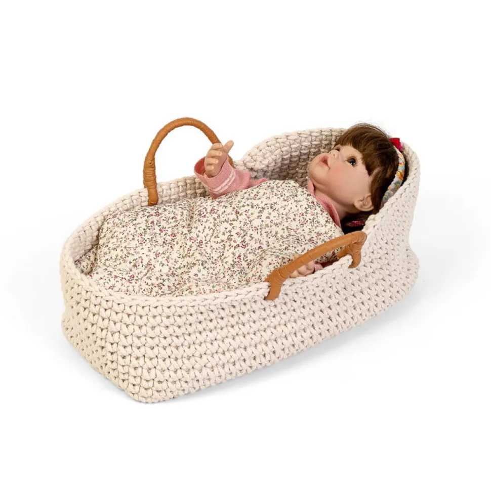 Puppentragetasche Strikkorb - Bis 30 Cm
