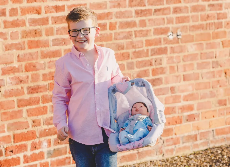 PuppenZubehör - Autositz 45 Cm