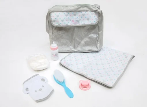 PuppenZubehör - Wickeltasche Mit Zubehör