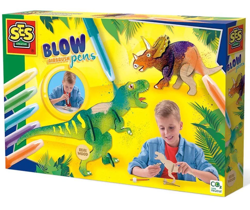 Pustestifte - Airbrush Pens - Dinosaurier