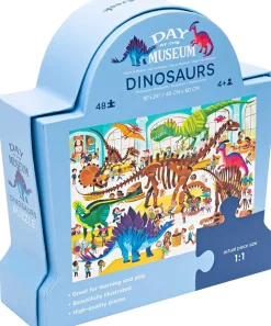 Puzzle - 48 Teile - Im Museum: Dinosaurier